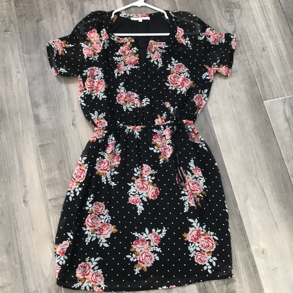 Daniel Rainn Floral Midi Dress.
